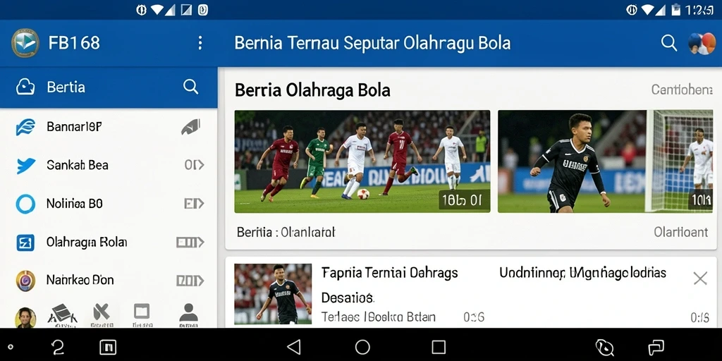 Tampilan antarmuka FB168 yang menarik dan mudah digunakan.