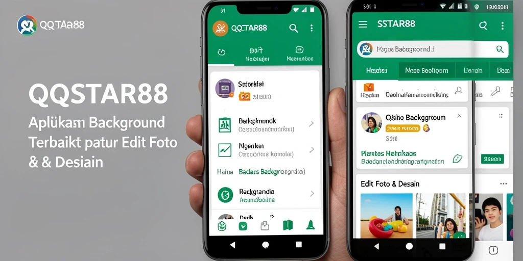 Tampilan antarmuka pengguna QQSTAR88 untuk fungsi Hapus Background.