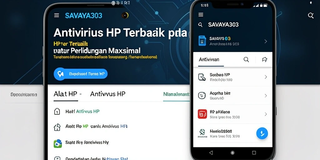 Tampilan antarmuka aplikasi SAVAYA303 yang sederhana dan mudah digunakan.